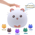 Silicone Cute Cat Jellyfish Night Light